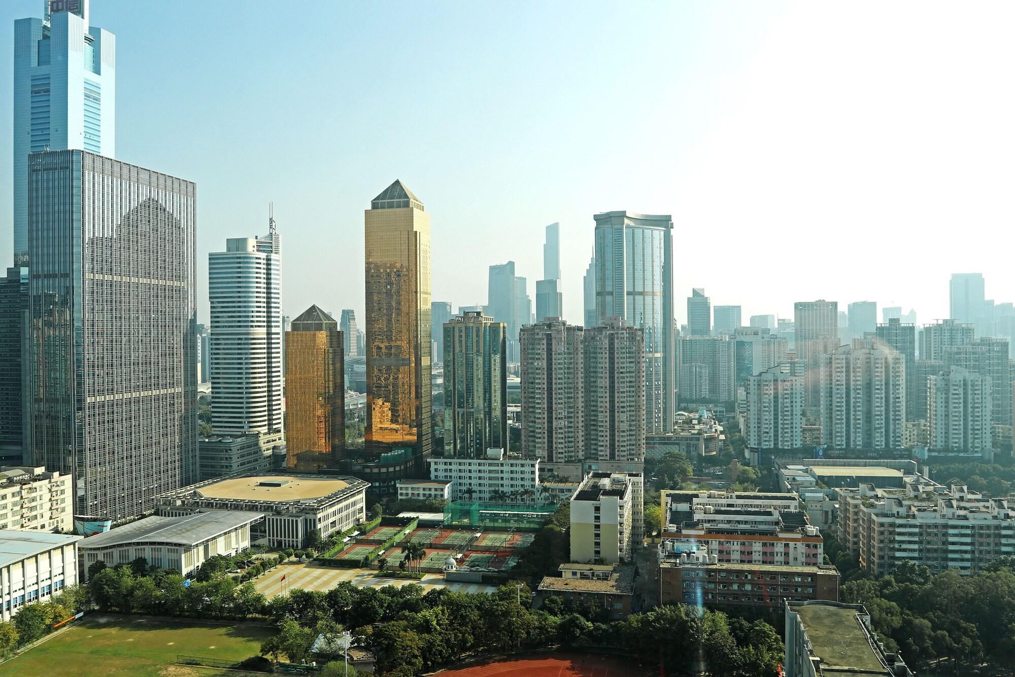 Hilton Guangzhou Tianhe - Free Shuttle Bus And Registration Counter Available During Canton Fair Period Exteriör bild Shenzhen